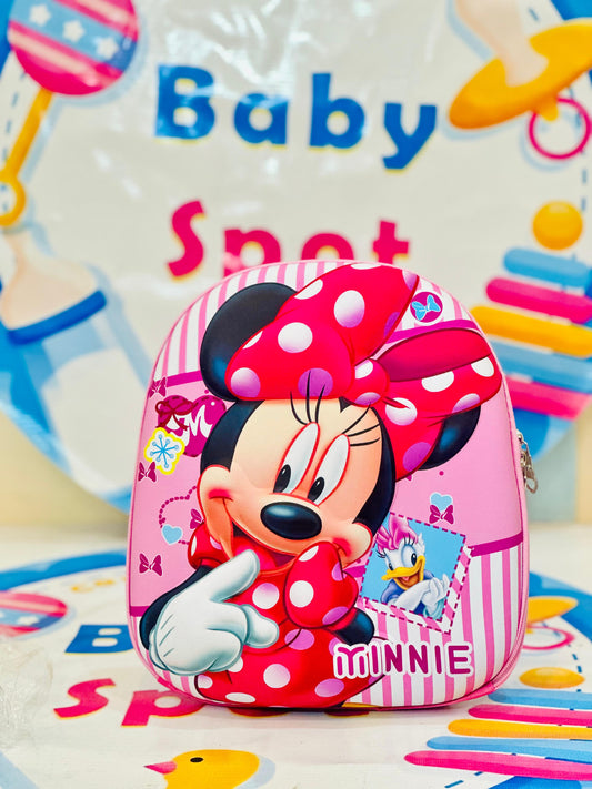 Baby 3D Minni Mouse Bag
Looking for a bag that’s as fun as it is functional? Our Kids' 3D Character Bags are designed to add a touch of joy to your child’s everyday routine—whether it’s for preschool, playdates, outings, or even family trips. With vibrant colors, adorable 3D character prints, and a lightweight design, this bag makes carrying essentials effortless and exciting!
