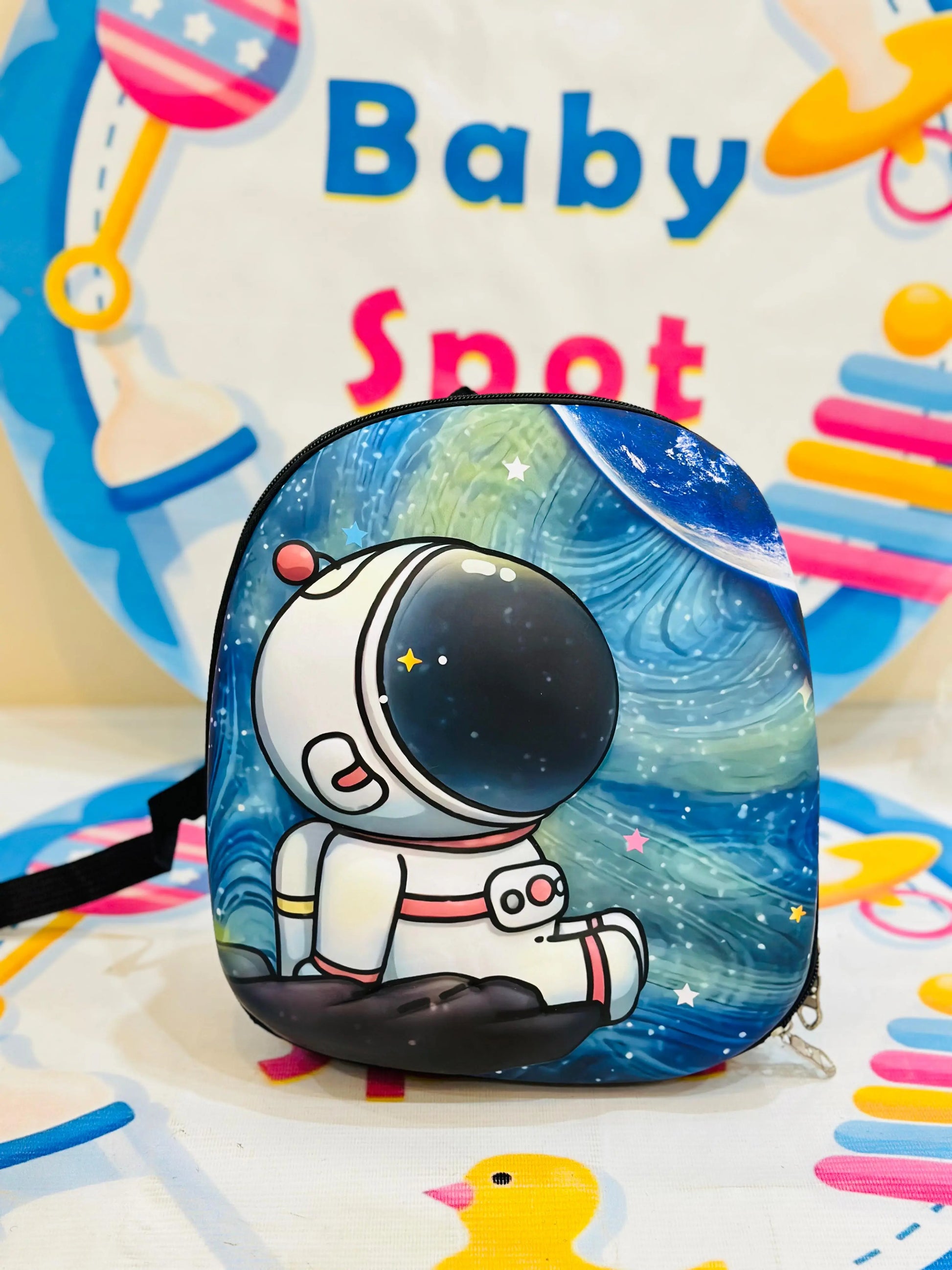 Baby 3D Space Bag
Looking for a bag that’s as fun as it is functional? Our Kids' 3D Character Bags are designed to add a touch of joy to your child’s everyday routine—whether it’s for preschool, playdates, outings, or even family trips. With vibrant colors, adorable 3D character prints, and a lightweight design, this bag makes carrying essentials effortless and exciting!
