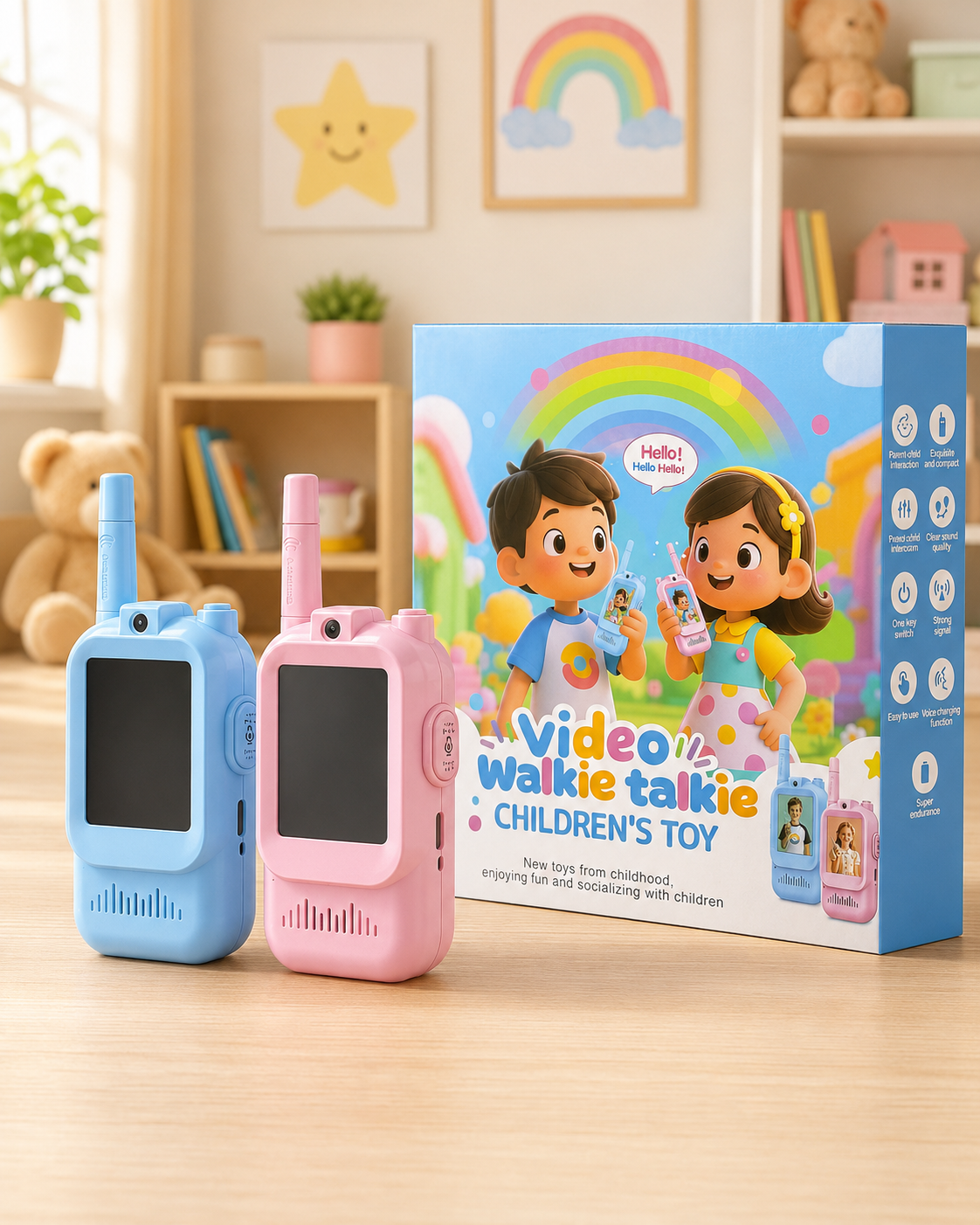 Kids Video Walkie Talkie Set