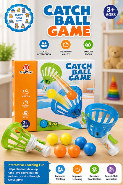 Interactive catch ball game for kids