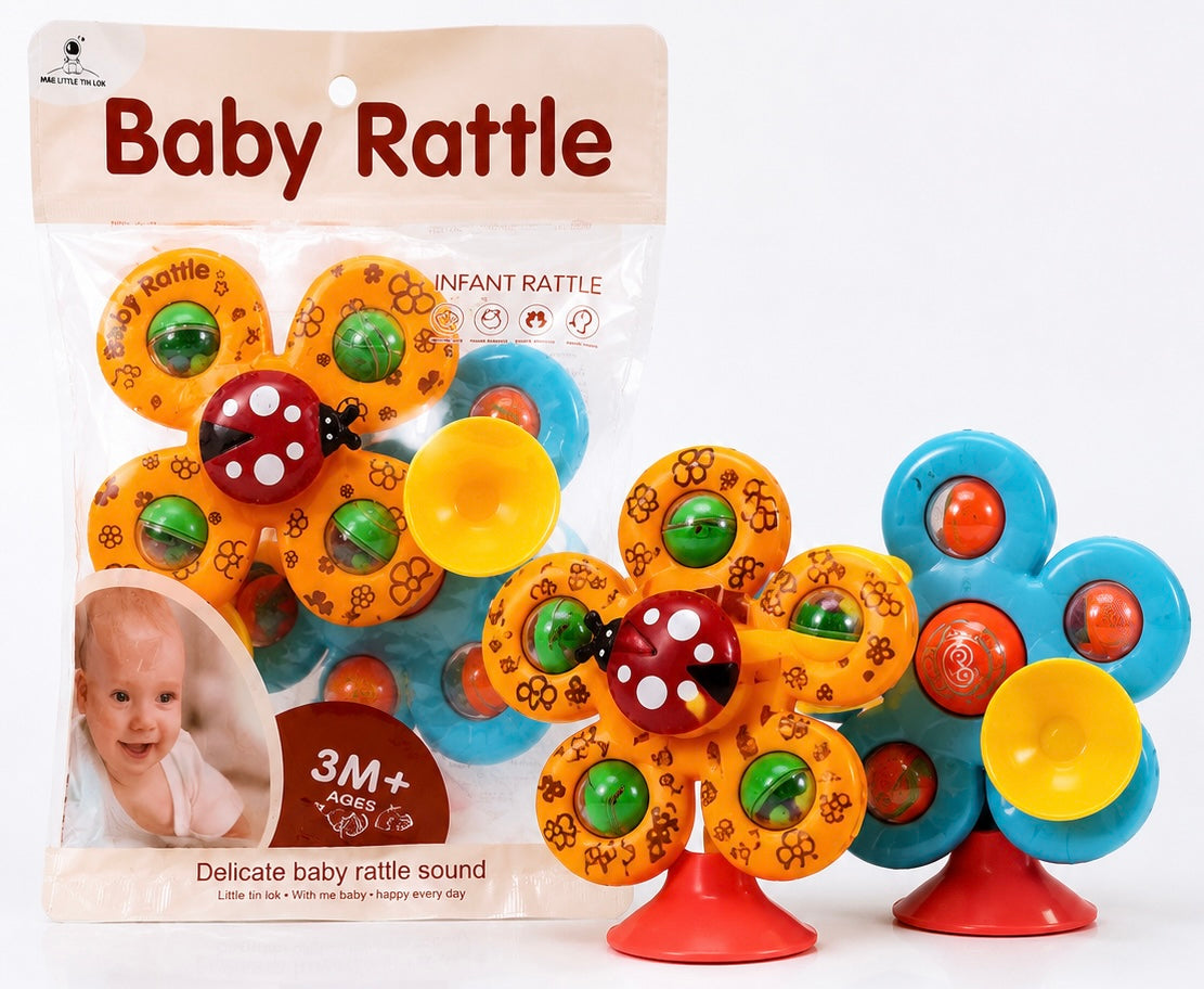 Baby Suction Spinner Toy Pack of 3  – Fun, Learning & Sensory Play! 👶✨