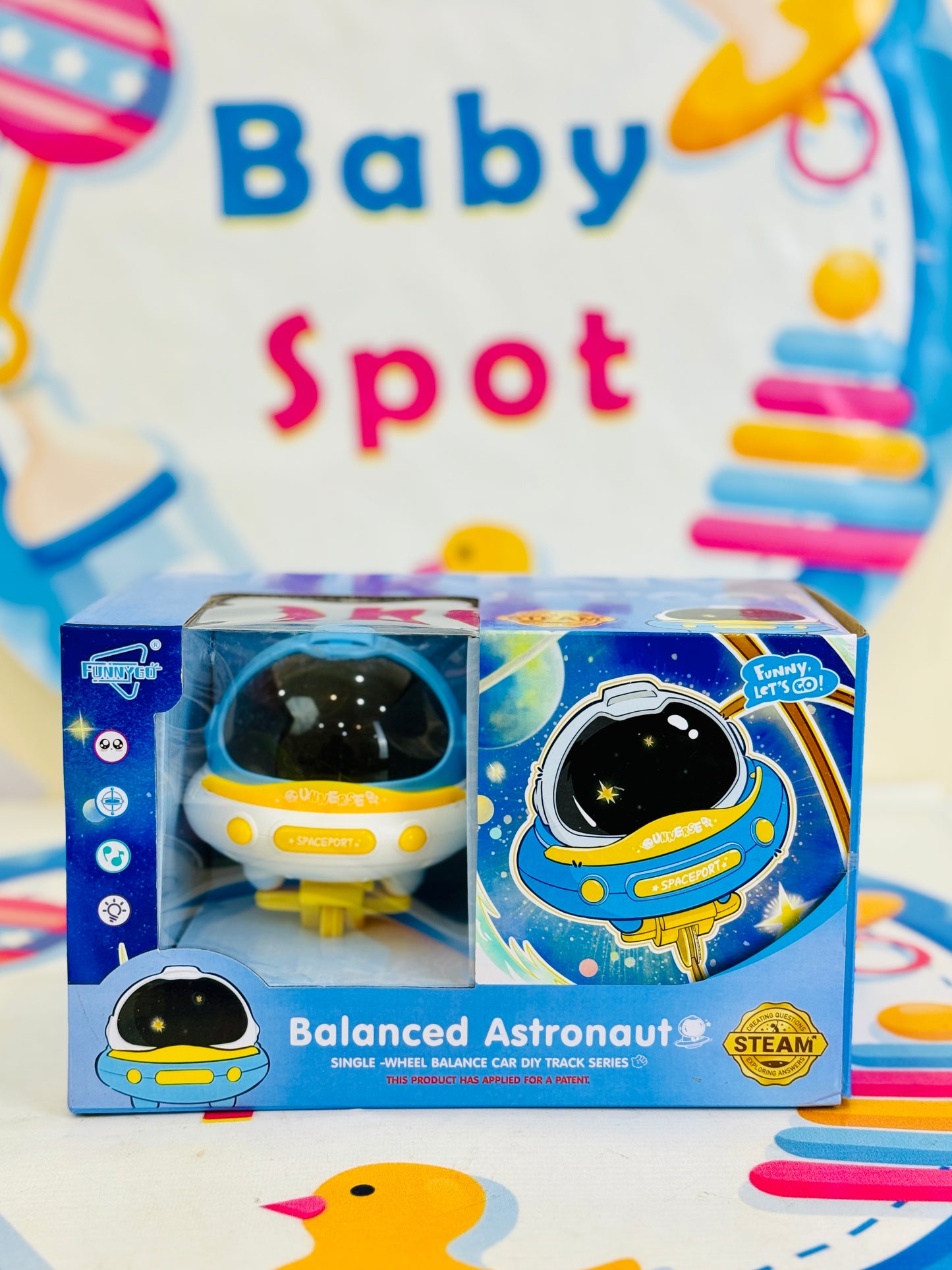 DIY Single Wheel Astronaut Balance Car with Light and Sound