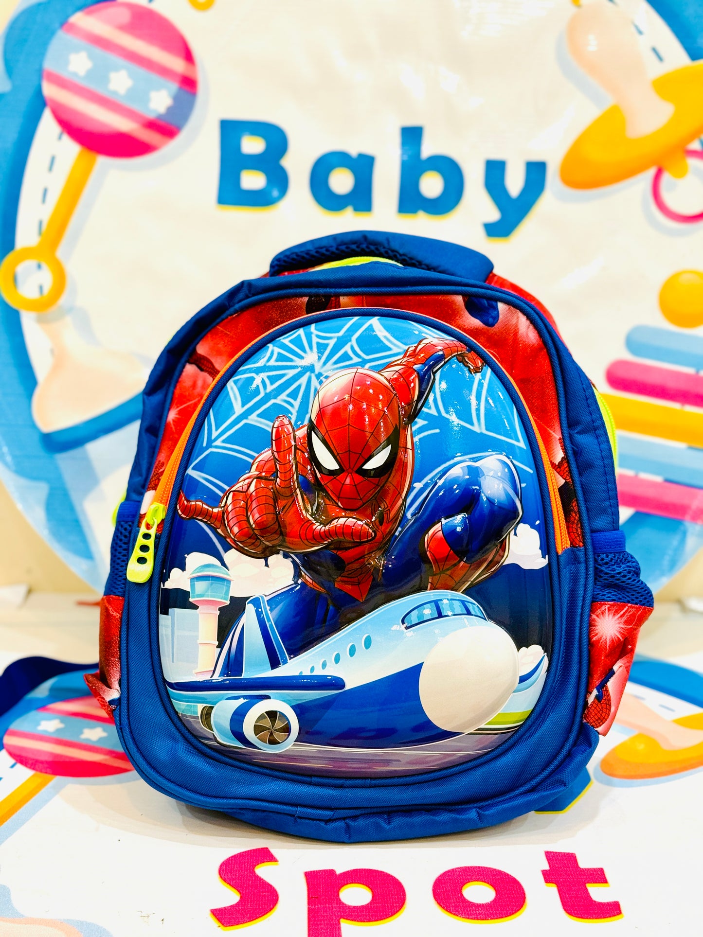 3D Spiderman School Bag Lightweight Backpack 12-13 Inch