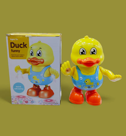 Dancing duck musical toy with lights