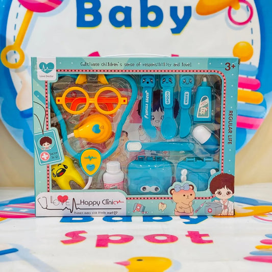 Inspire little doctors with the Deluxe Doctor Set Toy! Designed for imaginative role play, this set includes realistic medical tools like a stethoscope, thermometer, syringe, and more—helping kids learn, explore, and develop empathy while having fun.