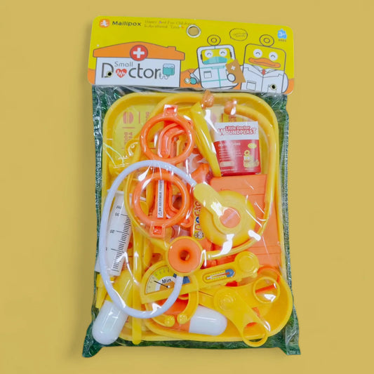 π©Ί **Step into the World of Medicine with Our Kids Doctor Play Set!** π₯β¨
Our comprehensive doctor play set includes almost all the tools your little one needs to play doctor and explore the medical field. From stethoscopes to syringes, this set is designed to inspire young minds and encourage imaginative play. π©Ήπ©ββοΈ
 
πΆ Perfect for kids of all ages
π οΈ Includes stethoscope, thermometer, syringes, and more!
π¨ Encourages role-playing and empathy
π Safe and durable
Get ready for hours of education