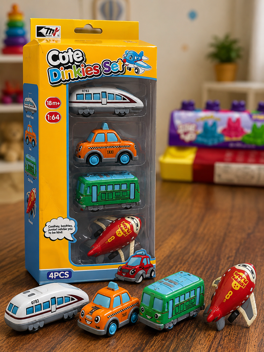 Cute Dinkies Vehicle Set – 4