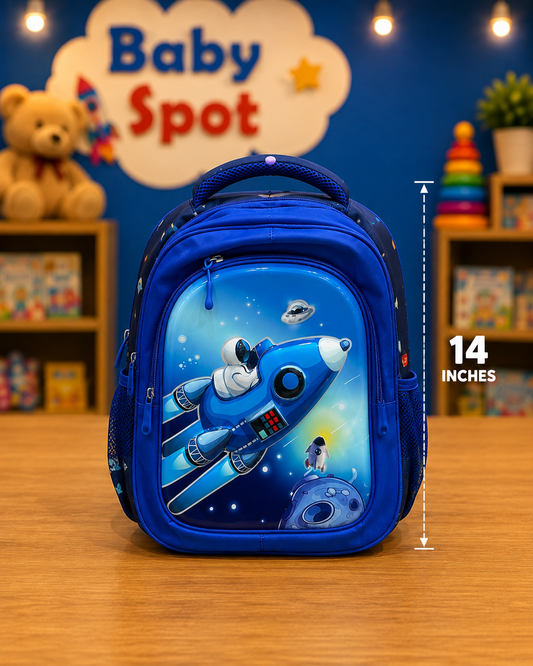 14 inches space themed imported school bag