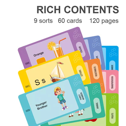Talking flash cards educational toy