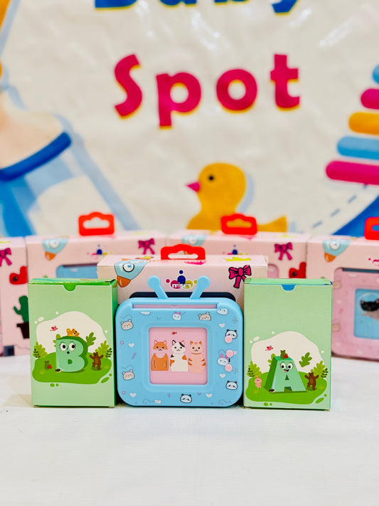 Kickstart your child’s learning journey with the Bilingual Flash Card Reader Toy – the perfect blend of education and play! Designed for curious little minds, this interactive tool introduces kids to the world of words in both English and Urdu, making language learning a truly exciting adventure.

