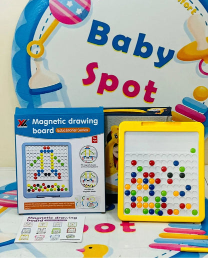 Kids magnetic drawing board for creative play