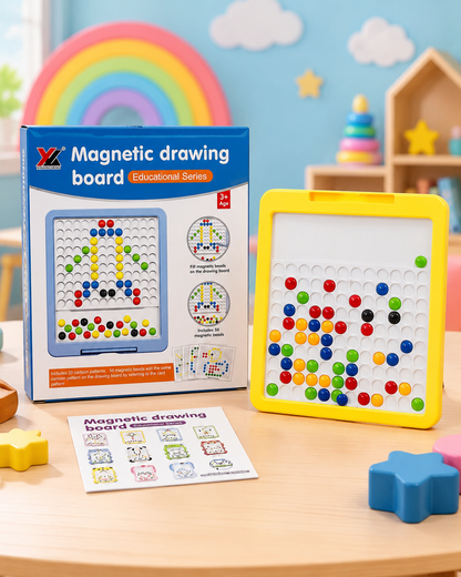 Magnetic drawing board for kids
