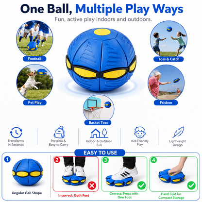 Interactive flying ball toy for children
