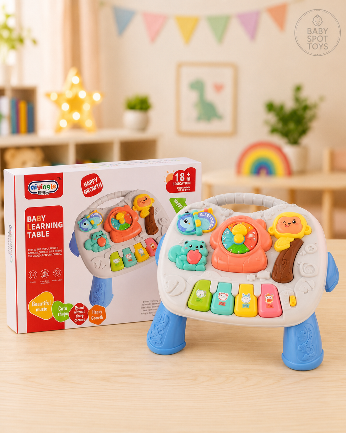 Musical Baby Learning Activity Table - Multi-Functional Educational Toy