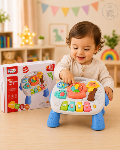 Musical Baby Learning Activity Table - Multi-Functional Educational Toy