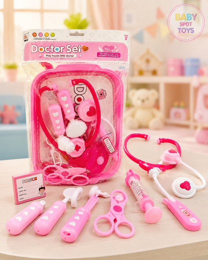 Doctor Role-Play Set for Kids – Medical Kit with Nurse Doll & Realistic Accessories