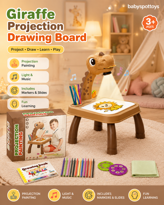 Giraffe Projection Drawing Board for Kids