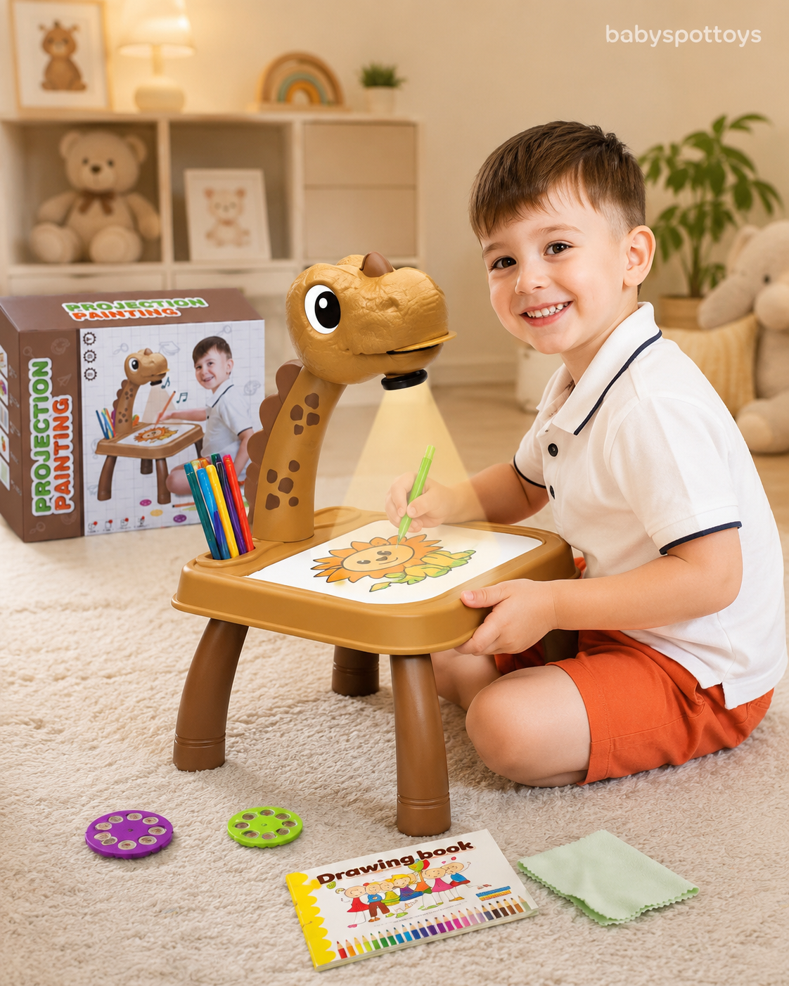 Giraffe Projection Drawing Board for Kids