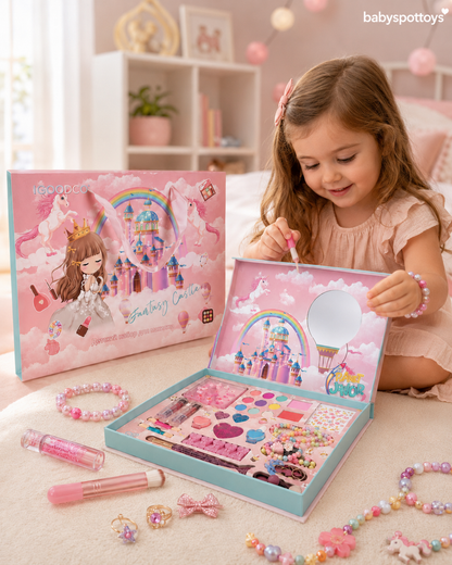 Unicorn makeup and jewellery play set