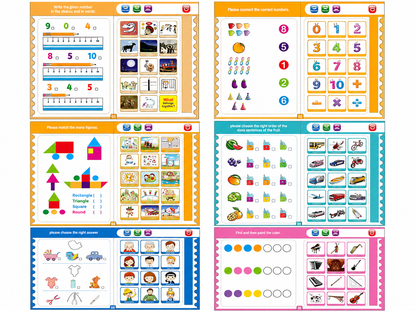 Kids smart learning activity book