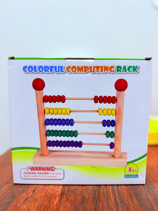 Colorful Wooden Counting Abacus