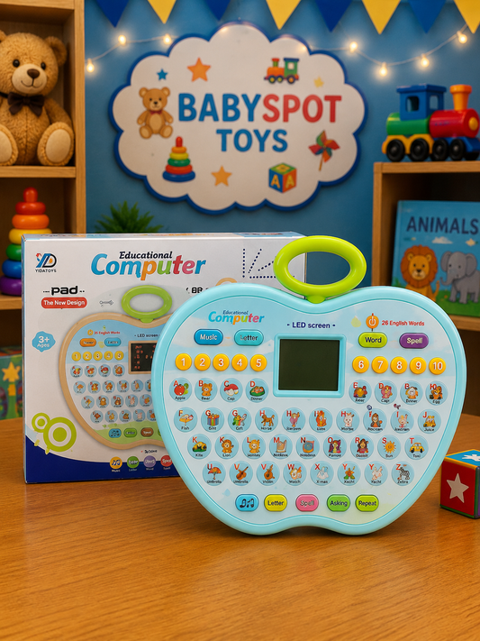 Apple Shape Learning Tab – Fun & Educational! 🎶📚