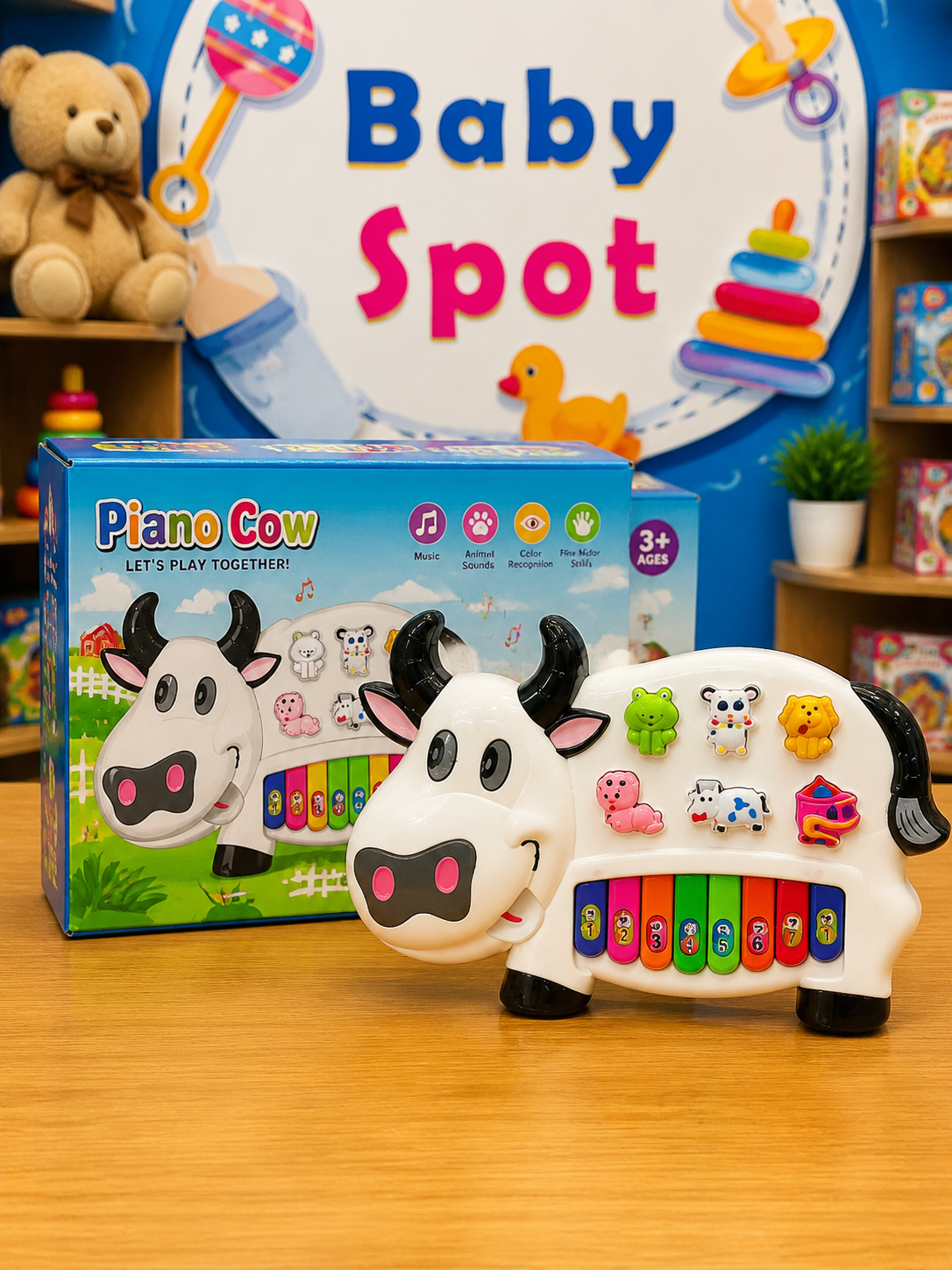 Musical Cow Piano – Fun, Learning &amp; Melody! 🎶🐮