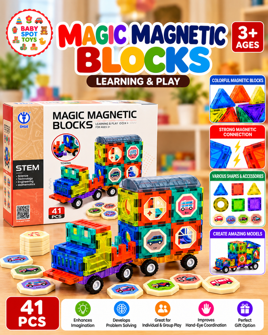 Magic Magnetic Blocks 41 Pcs