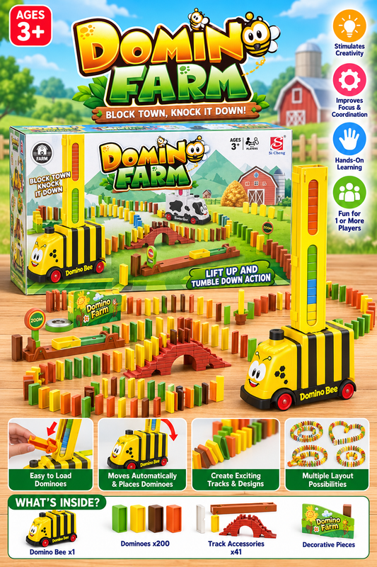 Domino Farm Truck Toy – Domino Track Set