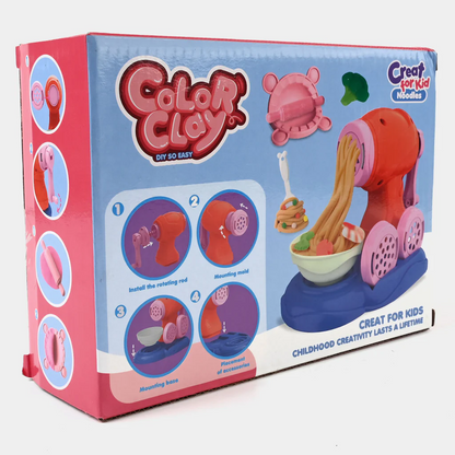 Pretend play noodle making set for children