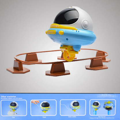 Astronaut balance car with lights and sound