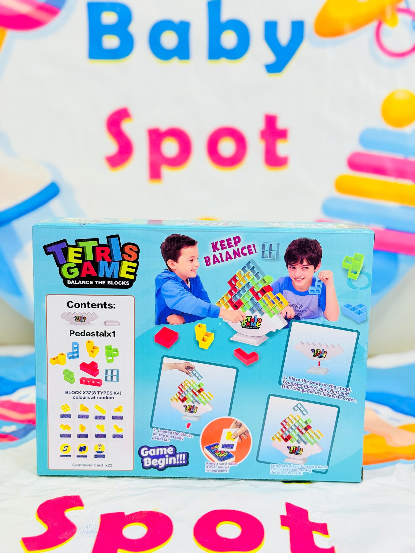 Tetra Tower Balance Game – 64 Pieces