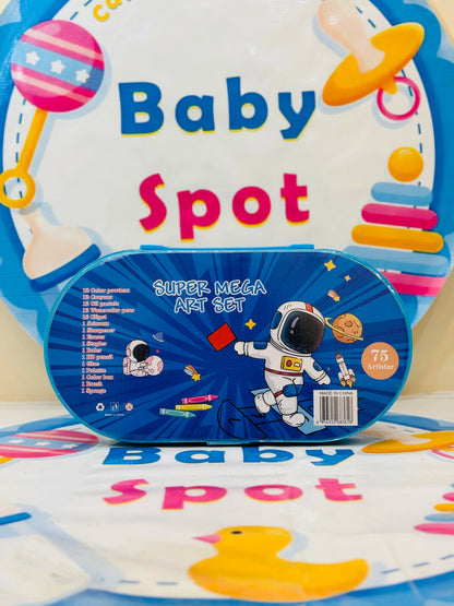Kids stationery set for school and drawing
