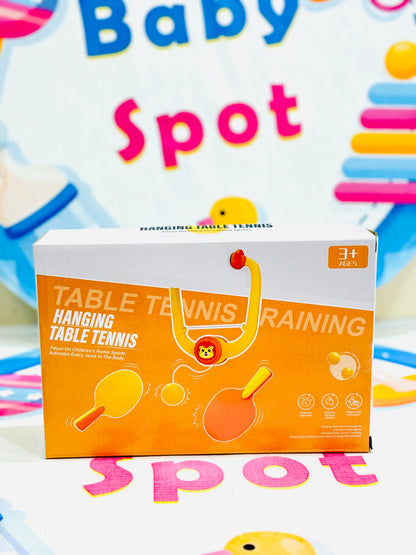 Table tennis ball paddle game for children