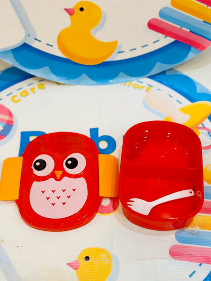 Bird print lunch box for kids