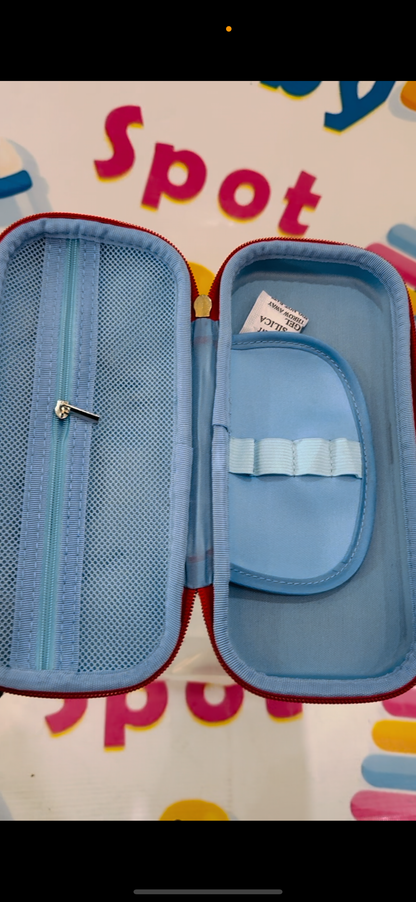 Dinosaur embossed pencil pouch for school
