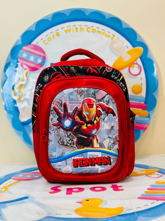 Get your little hero ready for action with this 16-inch adventure-packed school bag! Designed for kids who love bravery and adventure, this backpack features a spacious main compartment for books, notebooks, and school essentials. A front pocket keeps smaller items within easy reach, while two mesh side pockets hold water bottles or snacks for on-the-go energy.

