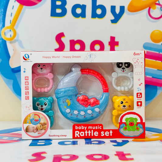 Delight your little one with our Branded Premium Baby Rattle Collection – a high-quality, imported set designed for sensory development and endless fun!