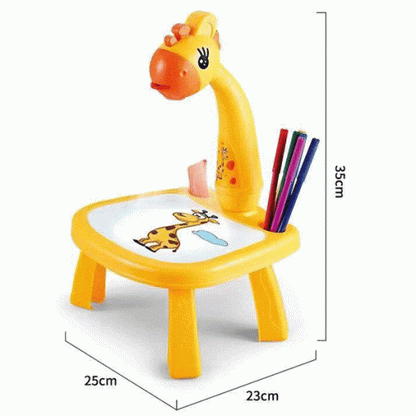 Giraffe projector drawing table with light