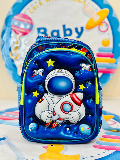Lightweight 3D Space school backpack for kids