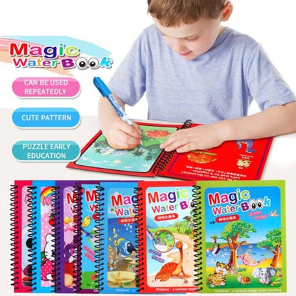 Reusable water drawing activity book for kids