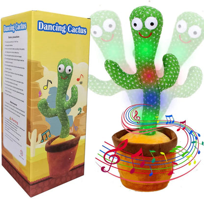 Talking dancing cactus plush toy