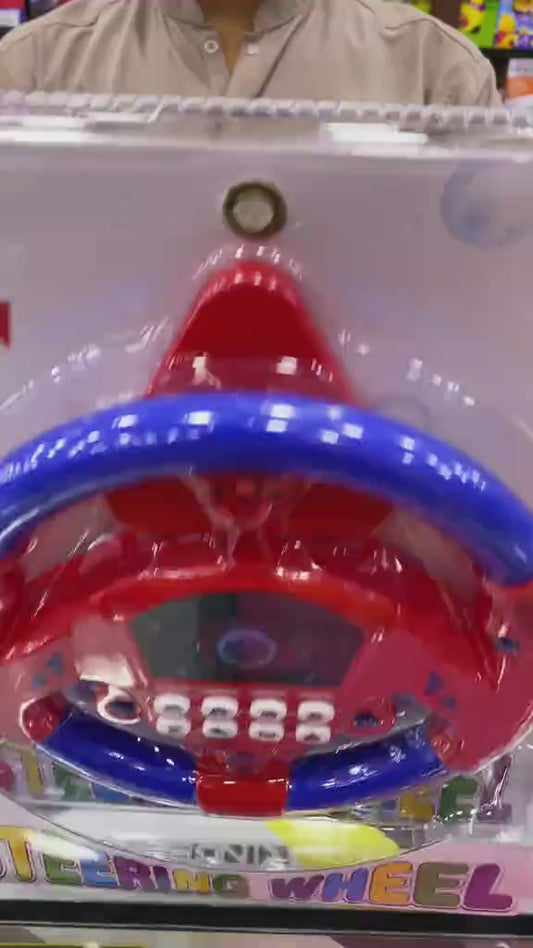 Kids steering wheel with controls sound and music