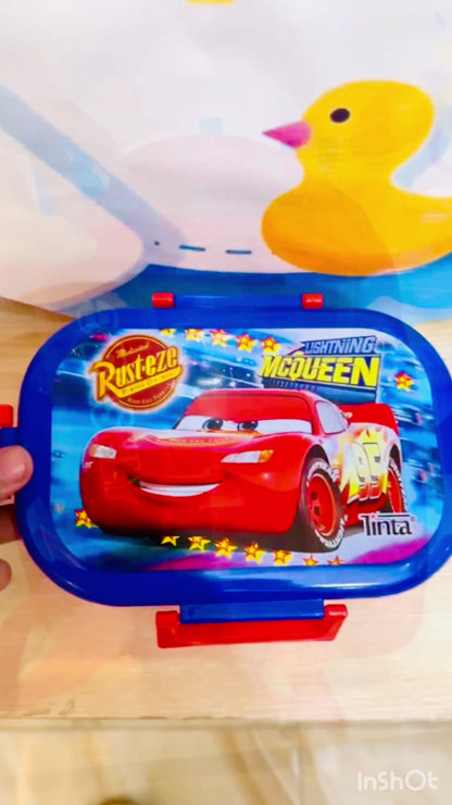 Mc Queen Premium Themed Lunchbox & Bottle Combo