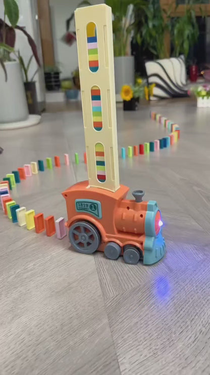 Domino train toy set