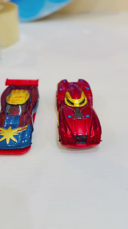 DIY Metal Car Avengers Set