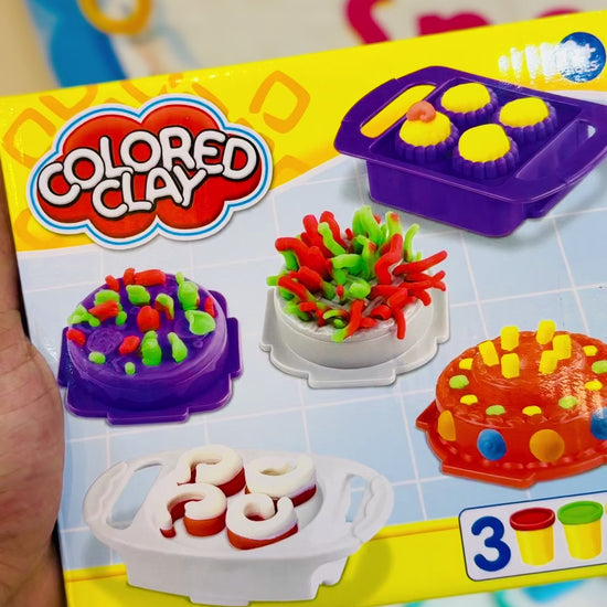 Let your child's imagination run wild with this Kids Colored Clay Set! Made from high-quality material, this set is perfect for shaping, molding, and creating endless clay masterpieces.