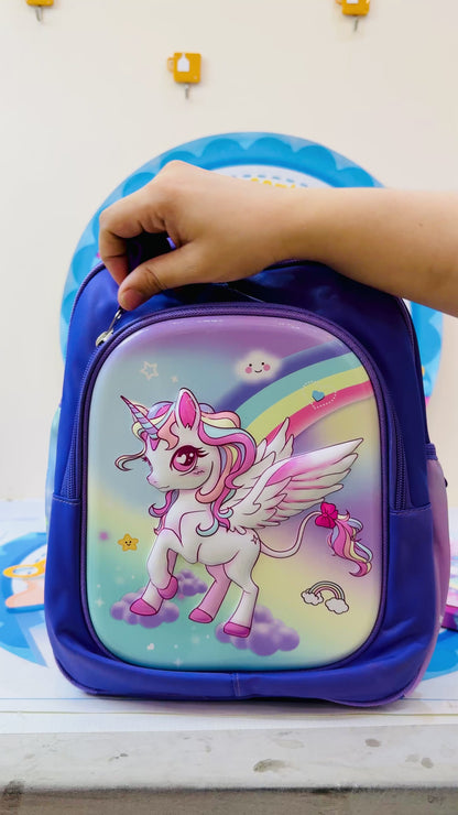 14 inches Space theme imported school bag for nursery class