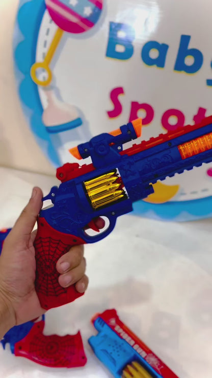 🕷️ Spiderman Toy Gun with Lights – Action &amp; Adventure! 🔫✨