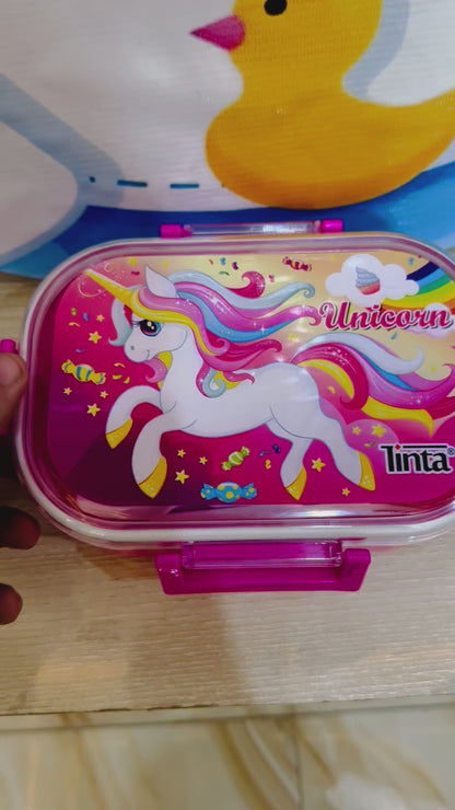 Unicorn Premium Themed Lunchbox & Bottle Combo